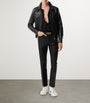 TOM FORD Black Grained Nappa Leather Jacket