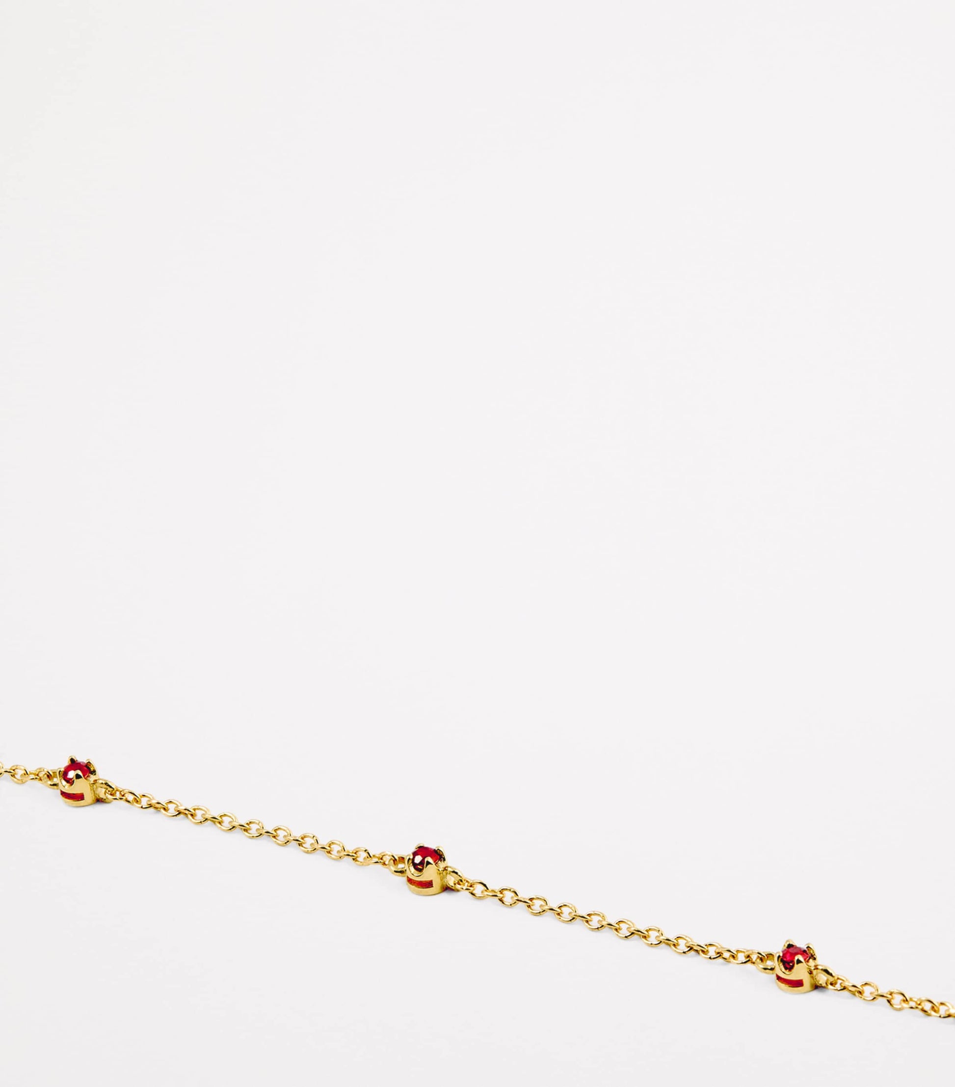 Yellow Gold and Ruby Edith Bracelet