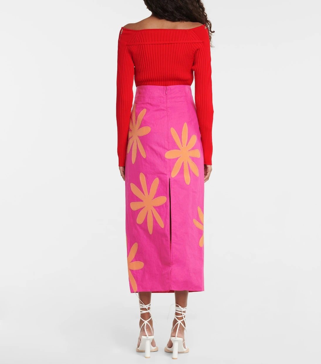 Jacquemus - La Jupe Chouchou linen midi skirt