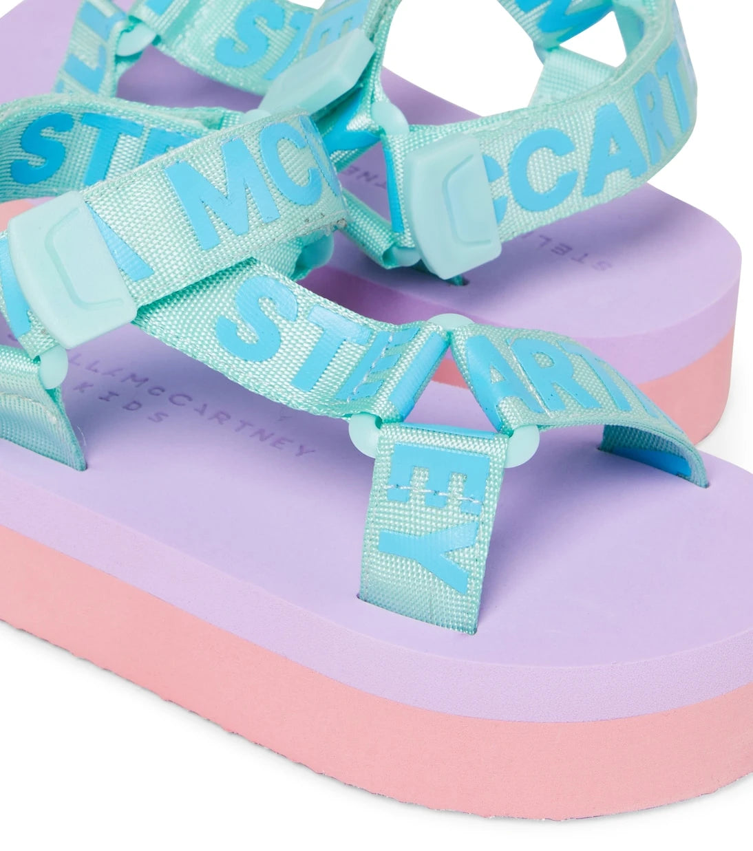 Stella McCartney Kids - صنادل بشعار العلامة التجارية