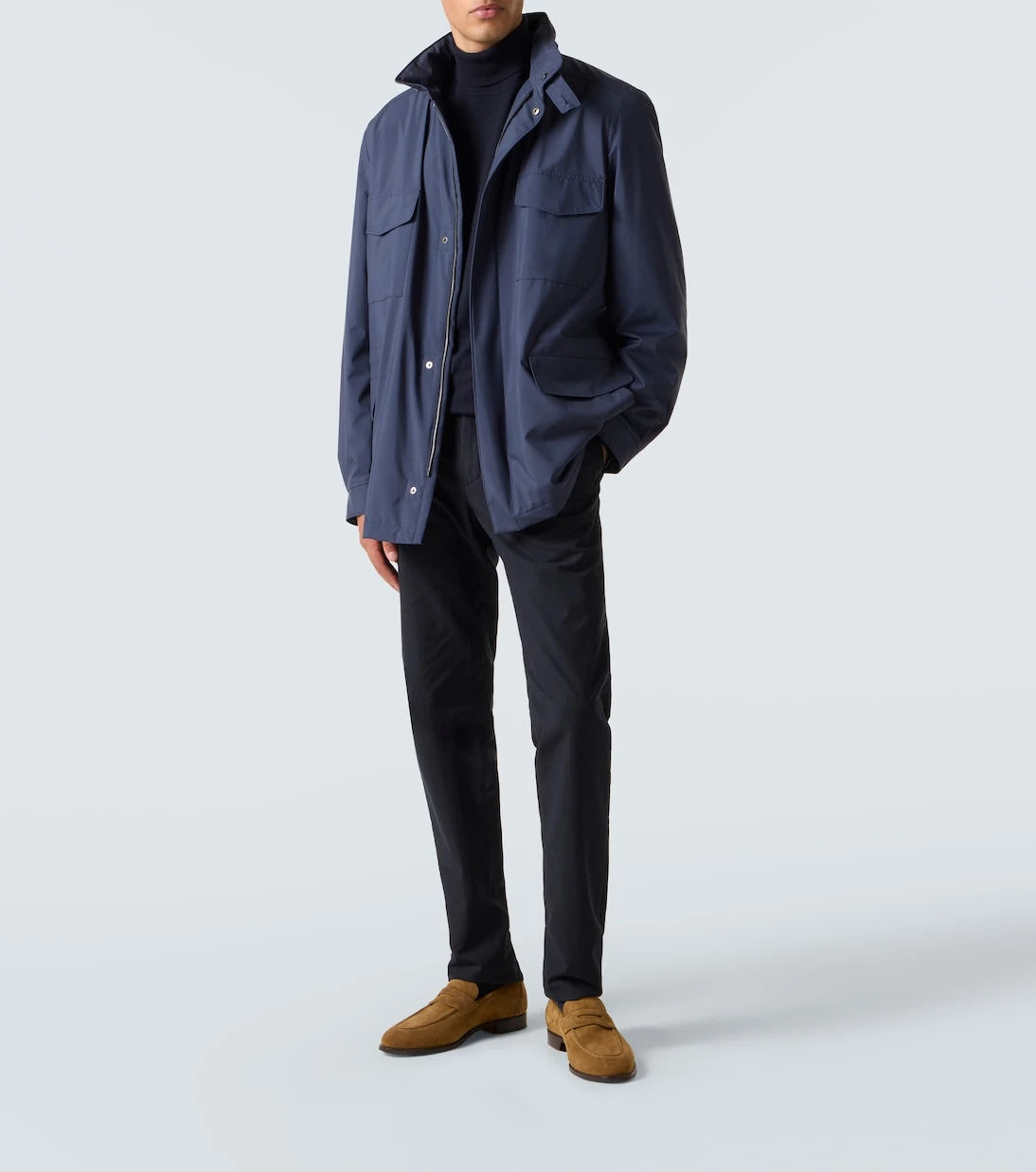 Loro Piana - سترة ترافيلر الميدانية التقنية