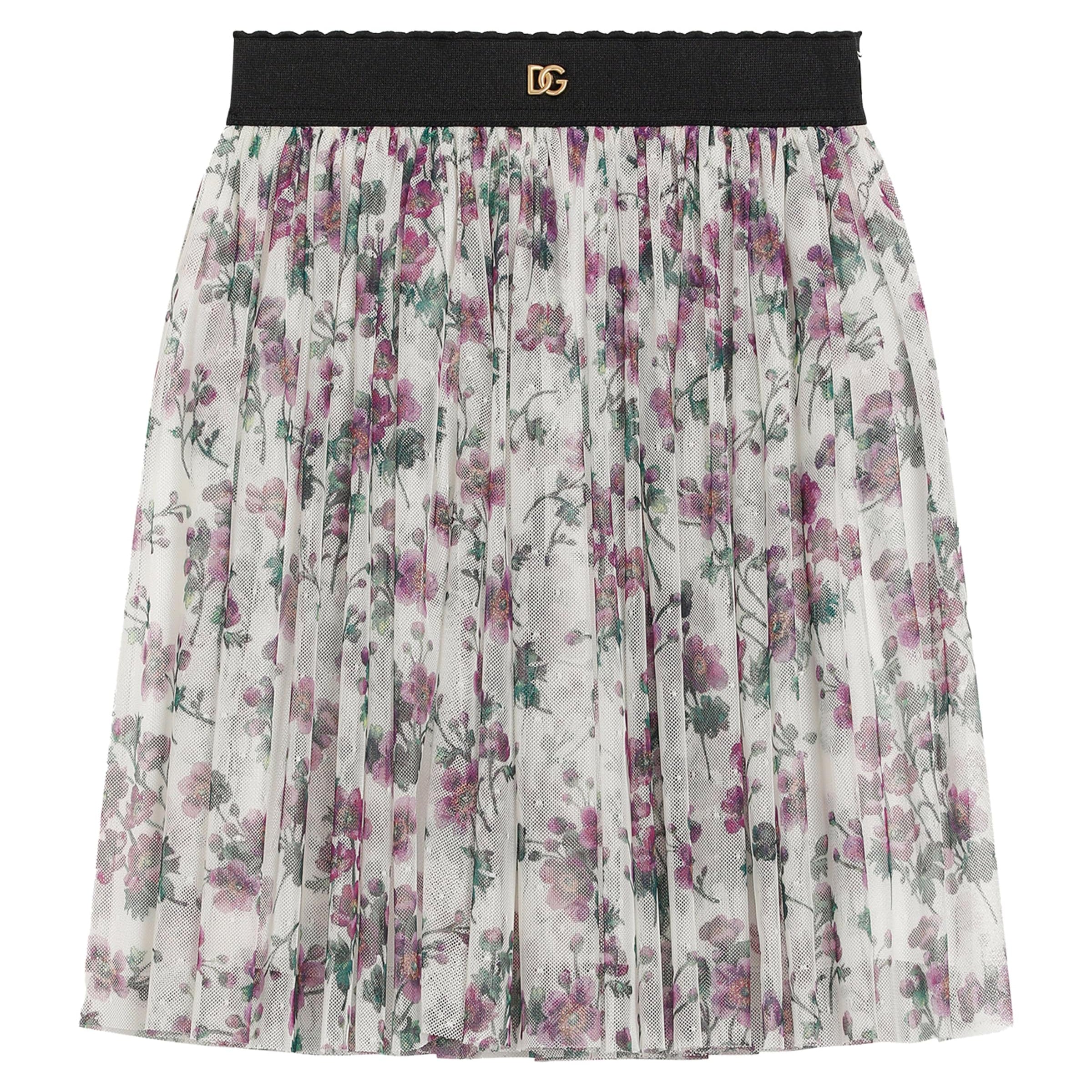 Dolce & Gabbana Kids Tulle Floral Skirt (8-12 Years)