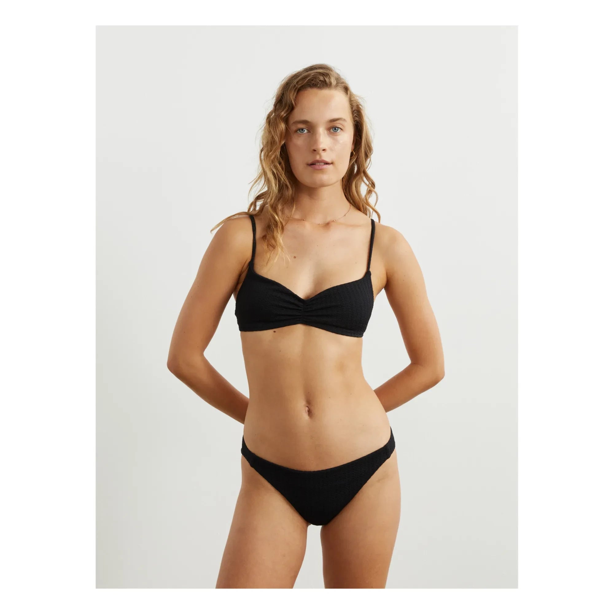 Boteh - Ra Stelia swimming costume top | Black
