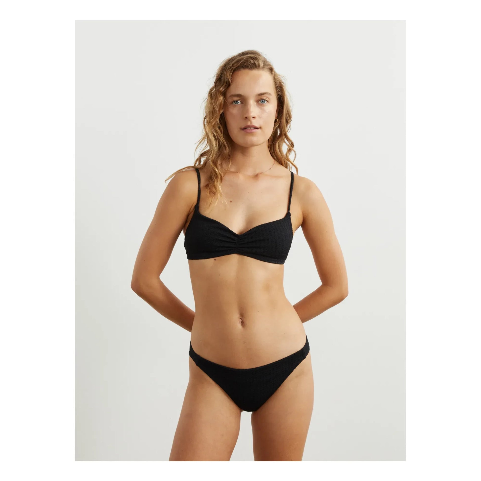 Boteh - Ra Stelia swimming costume top | Black