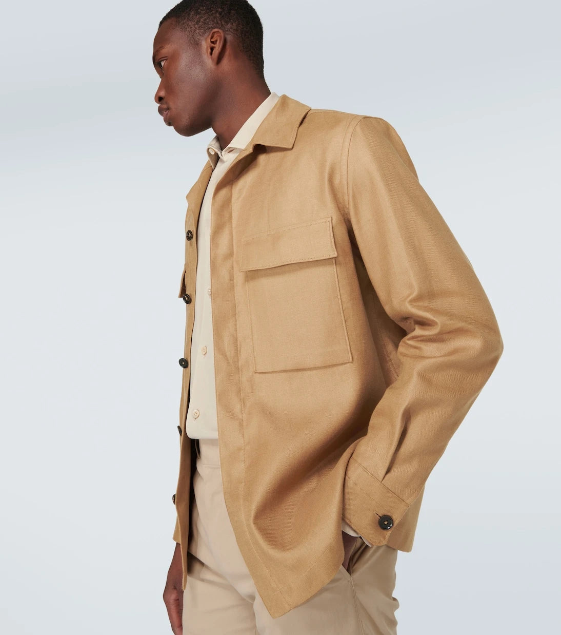Zegna - Linen overshirt