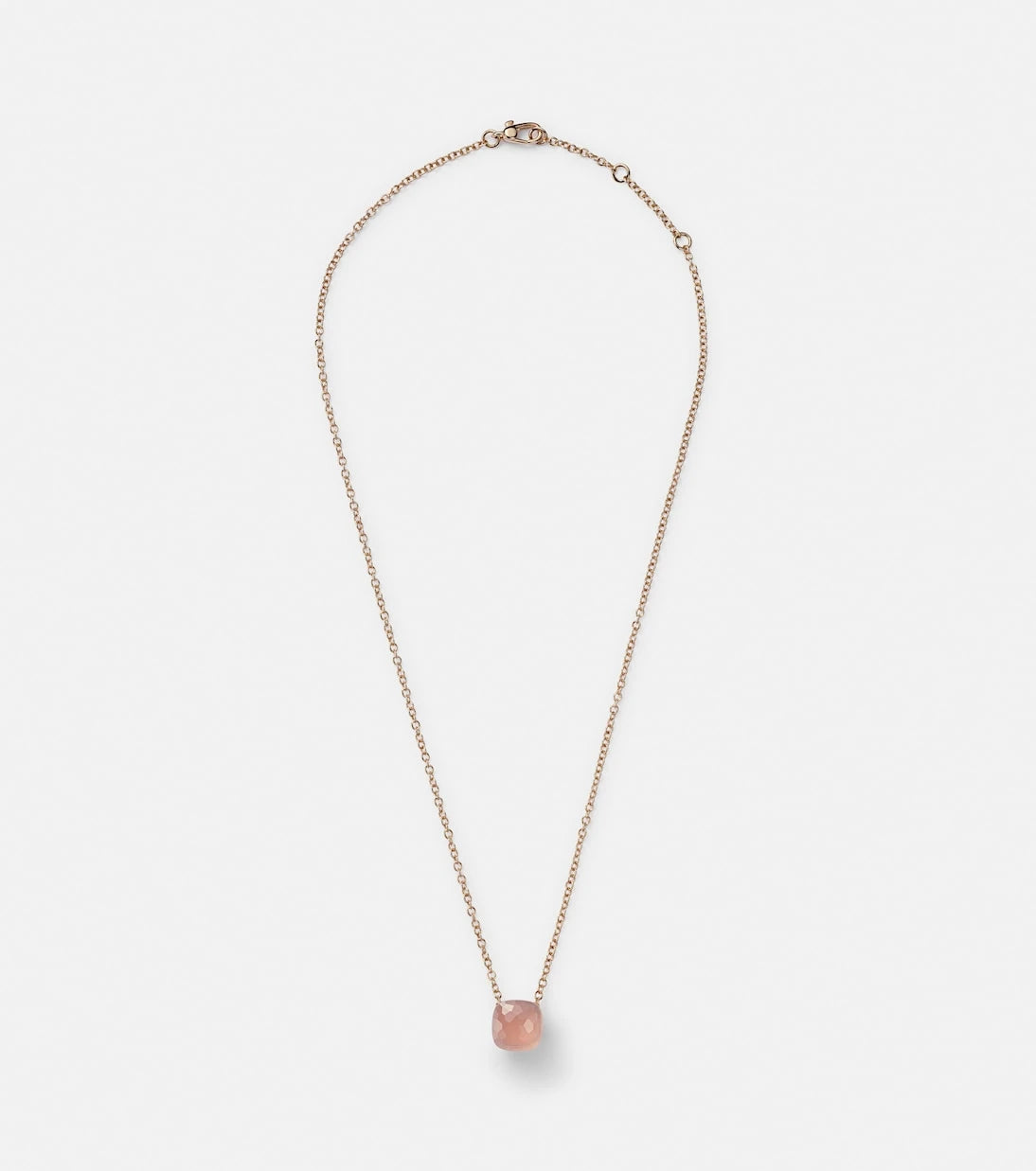 Pomellato - Nudo 18kt gold necklace with rose quartz
