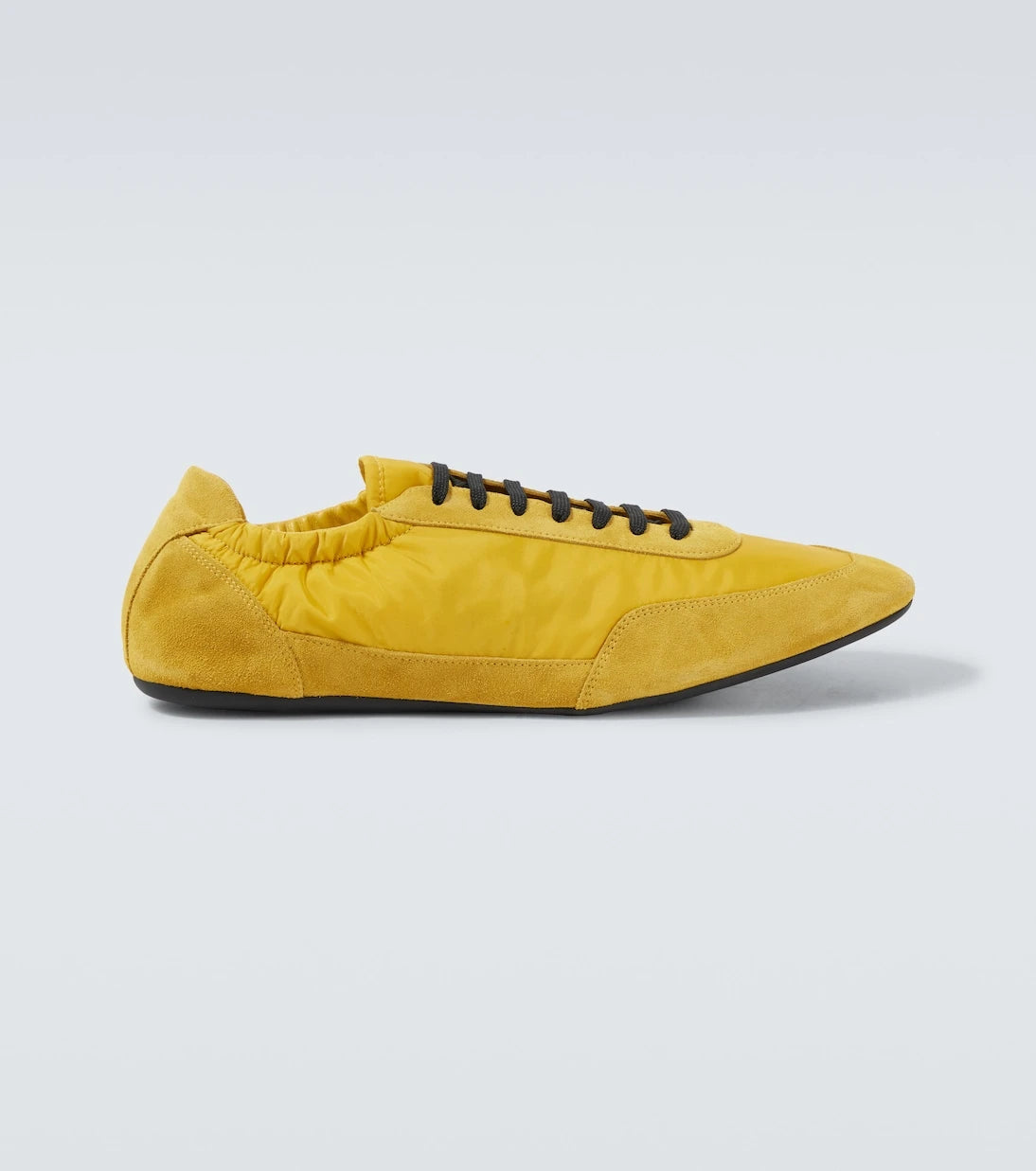 Prada - Collapse Re-Nylon suede-trimmed sneakers