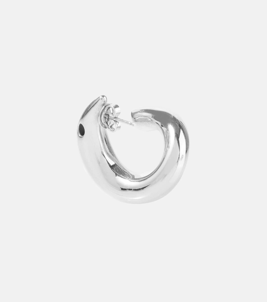 Bottega Veneta - Sterling silver hoop earrings