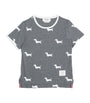 Thom Browne Kids Cotton Dog T-Shirt (2-12 Years)