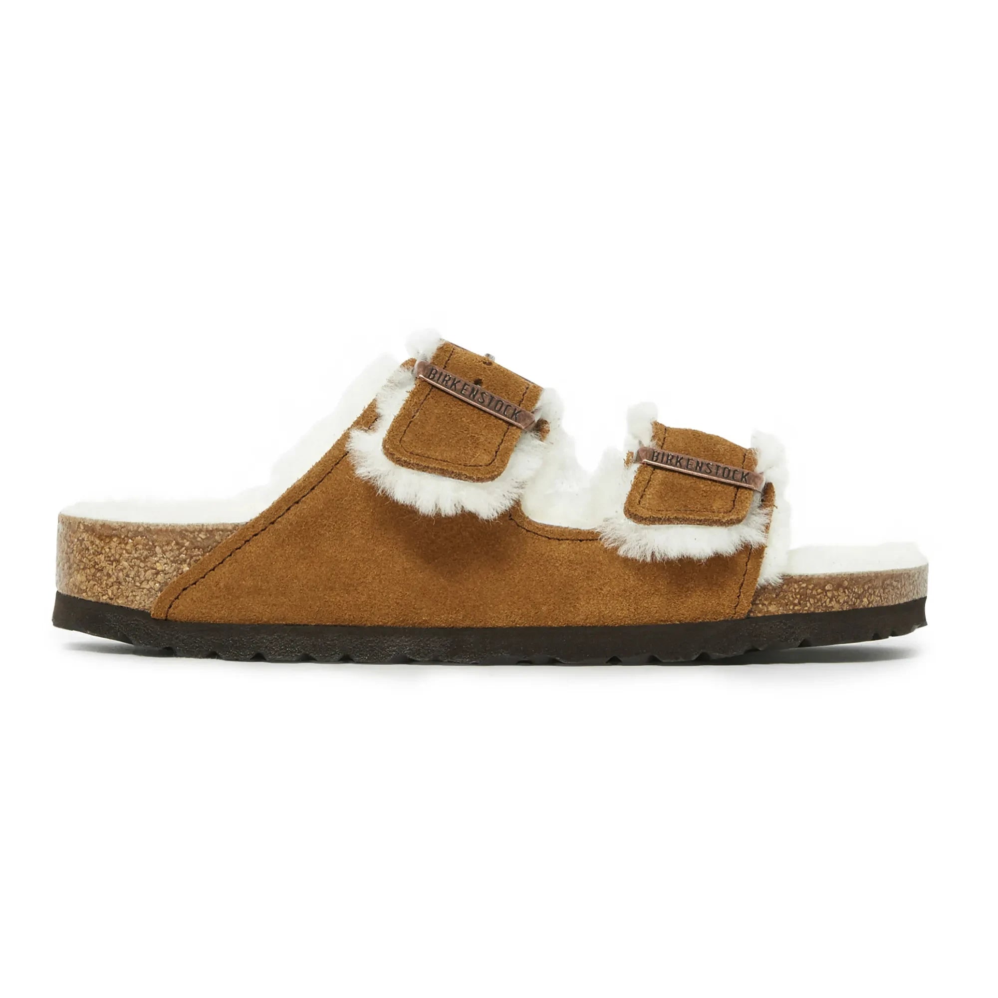 BIRKENSTOCK - Arizona Leather Suede Sandals - Adult Collection | Camel