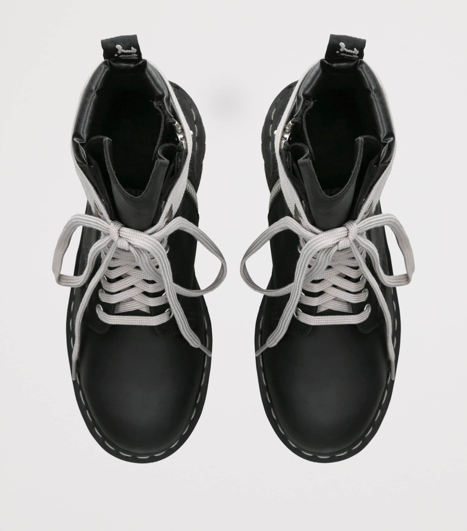 Rick Owens x Dr. Martens Quad Sole Steel Toe Boots