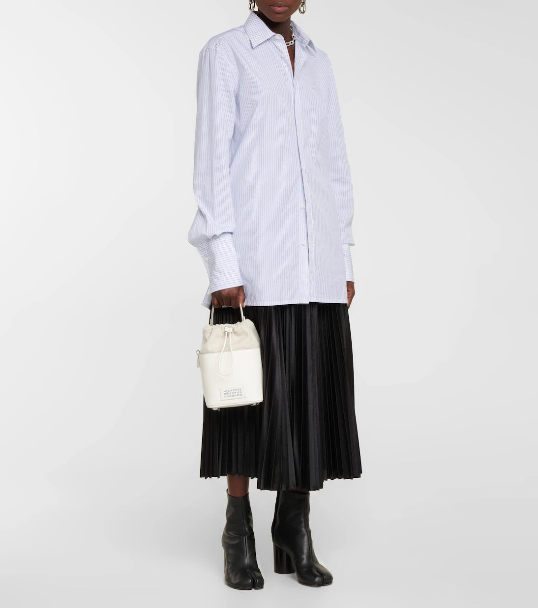 Maison Margiela - حقيبة دلو 5AC جلد