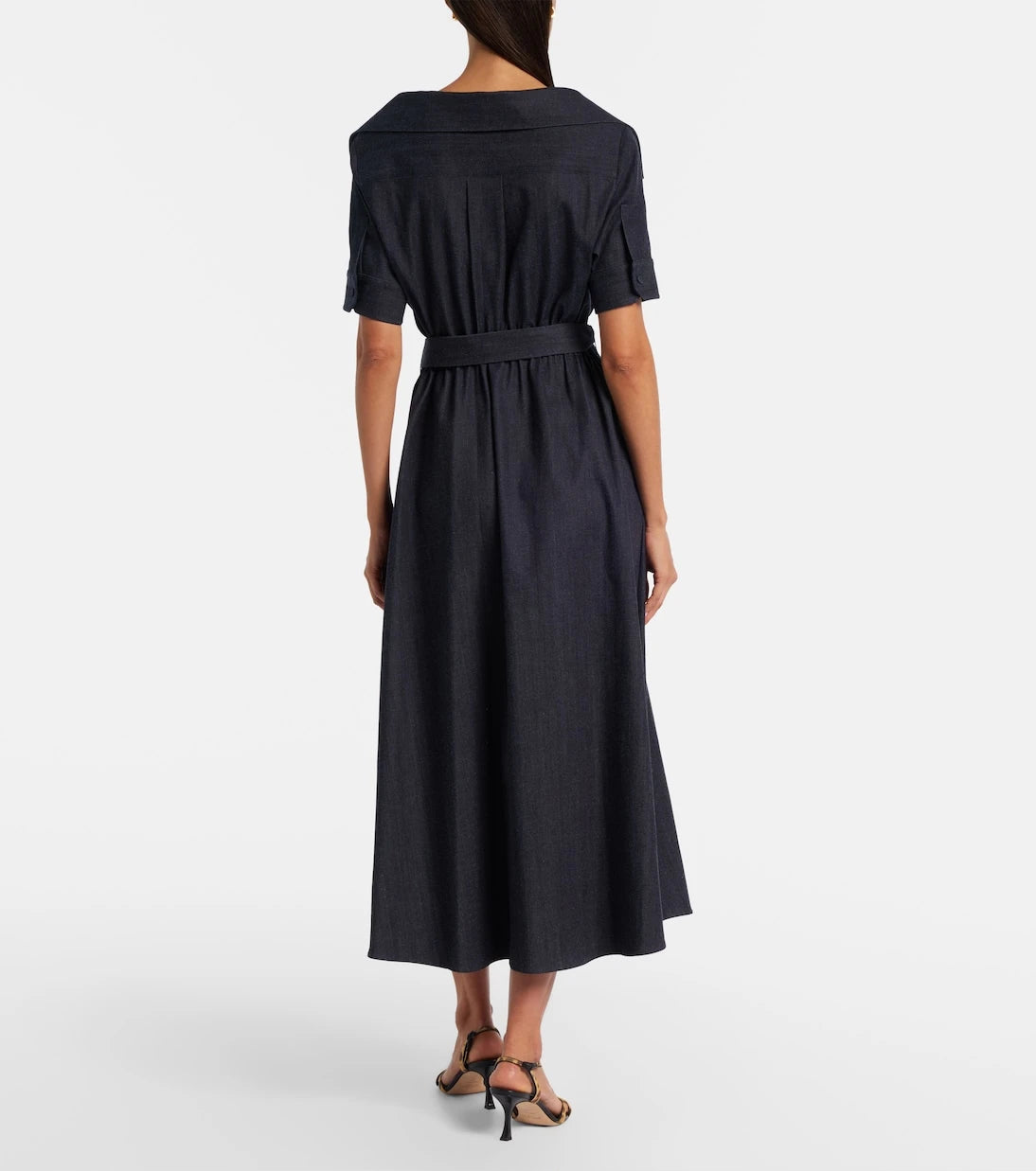 Altuzarra - Lydia wrapped denim midi dress