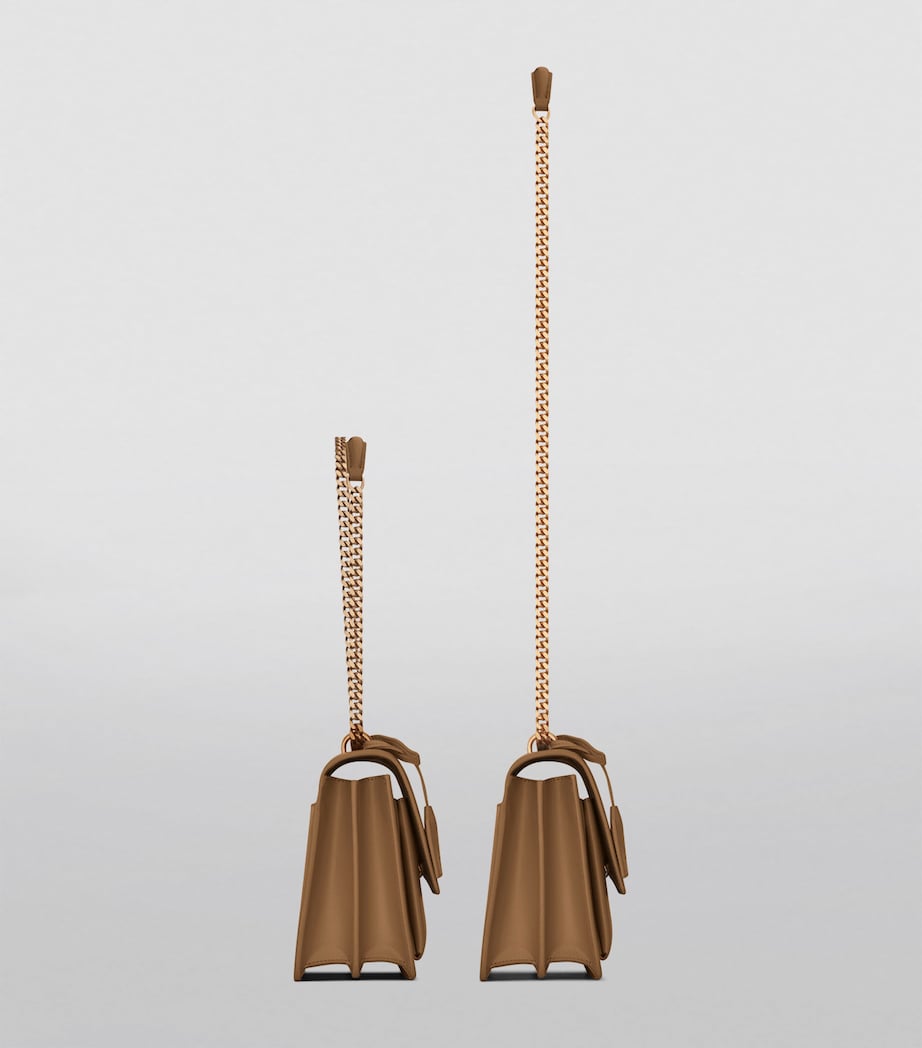 Saint Laurent Brown Medium Sunset Shoulder Bag