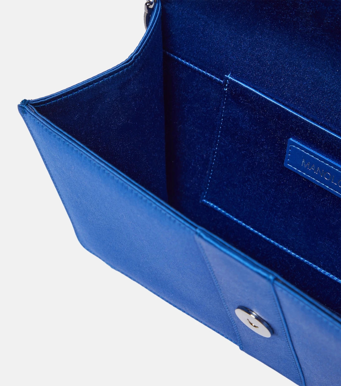 Manolo Blahnik - Capri embellished satin clutch