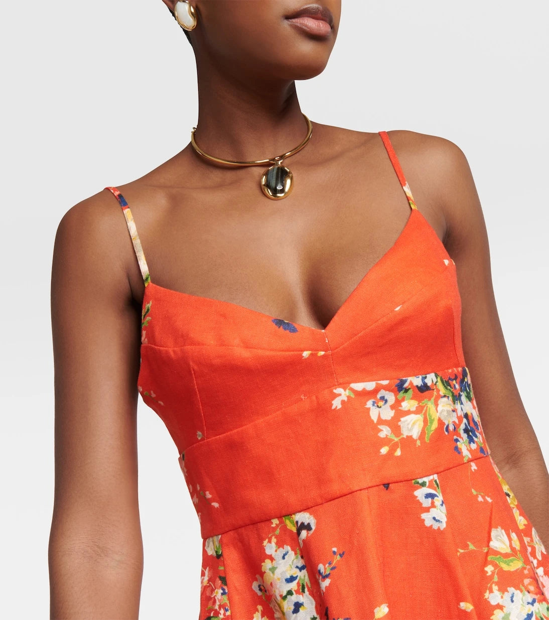 Zimmermann - Alight floral linen minidress