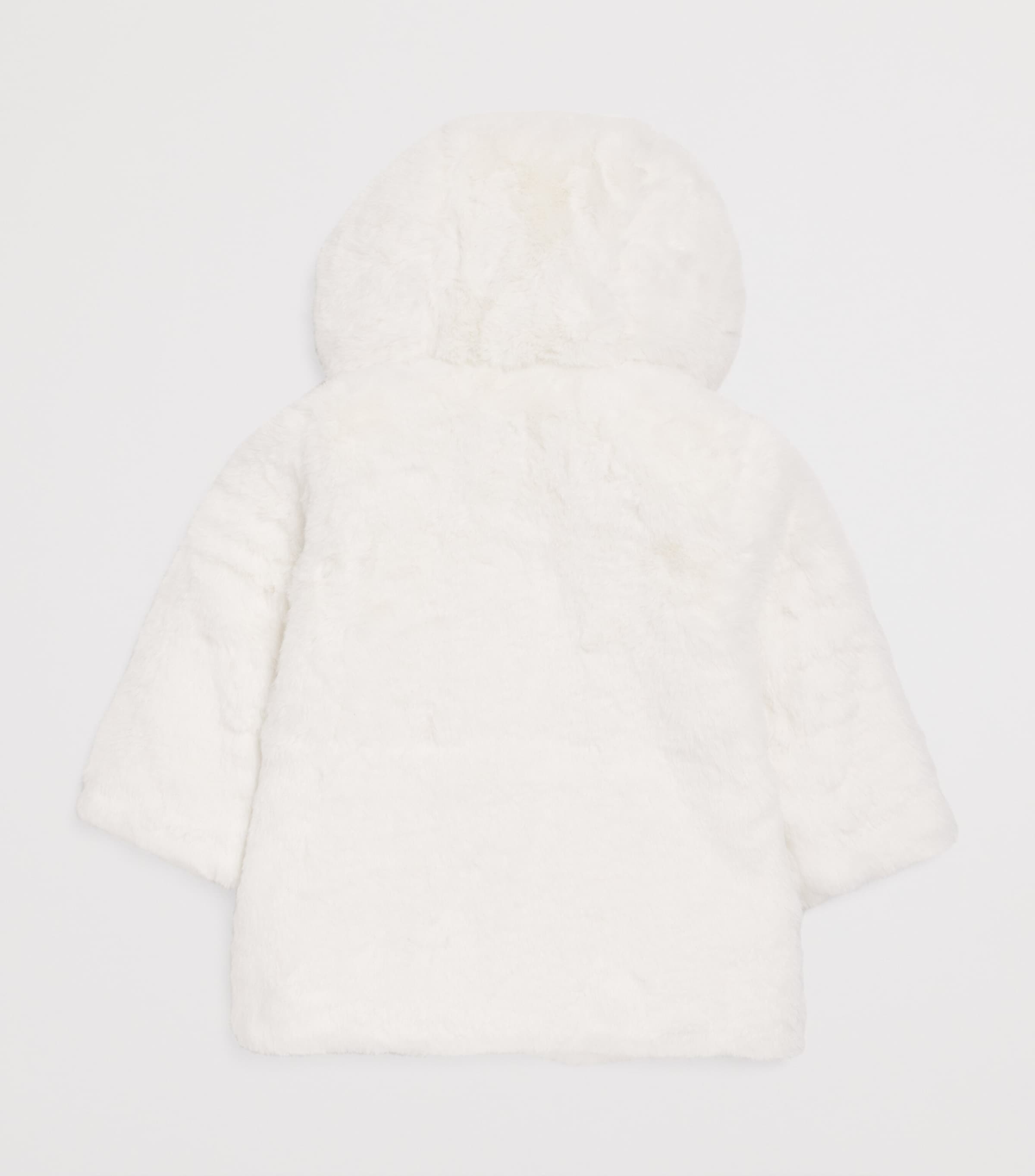 Faux Fur Hooded Coat (3 Months - 4 Years)
