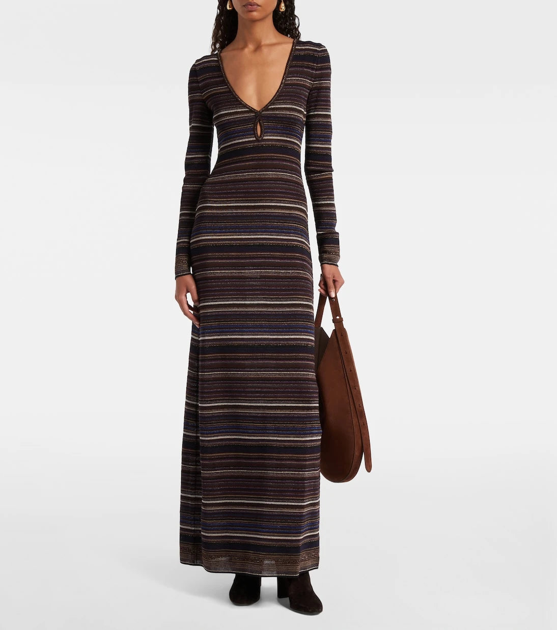 Missoni - فستان طويل مخطط