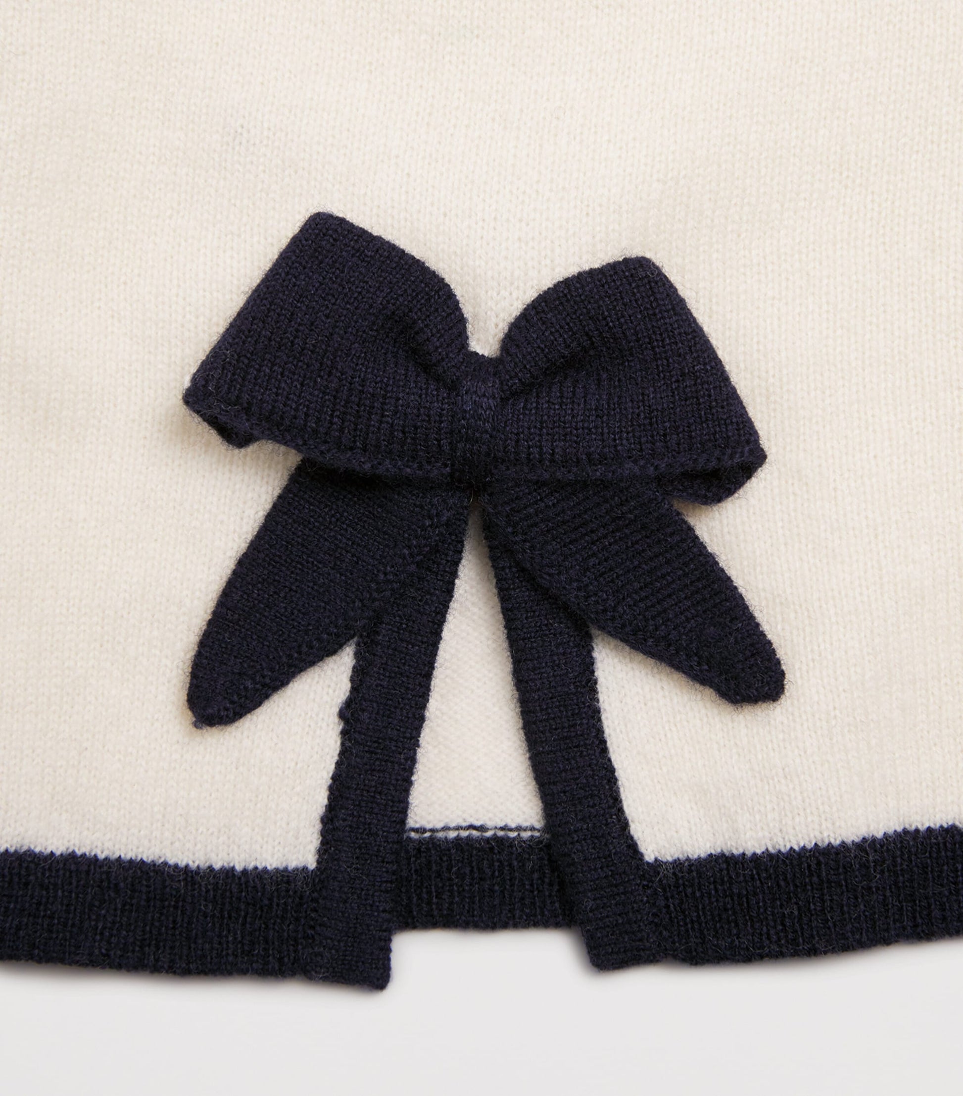 Wool Bow Alette Cardigan (5-10 Years)