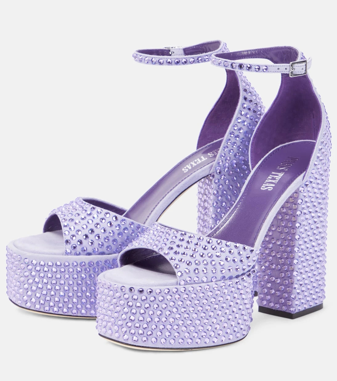 Paris Texas - Holly Tatiana embellished leather platform sandals