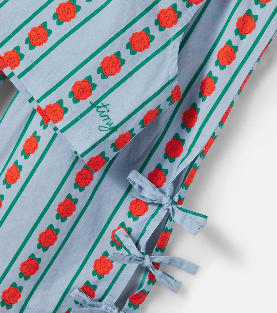 Tinycottons - Çiçekli pamuklu üst ve pantolon takımı
