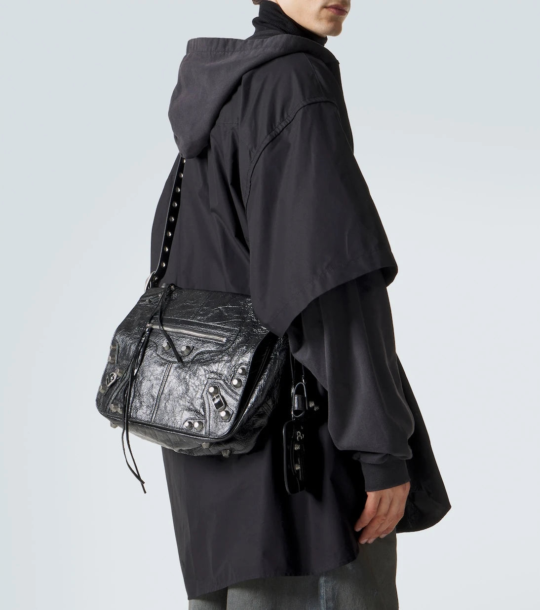 Balenciaga - Le Cagole Medium leather shoulder bag