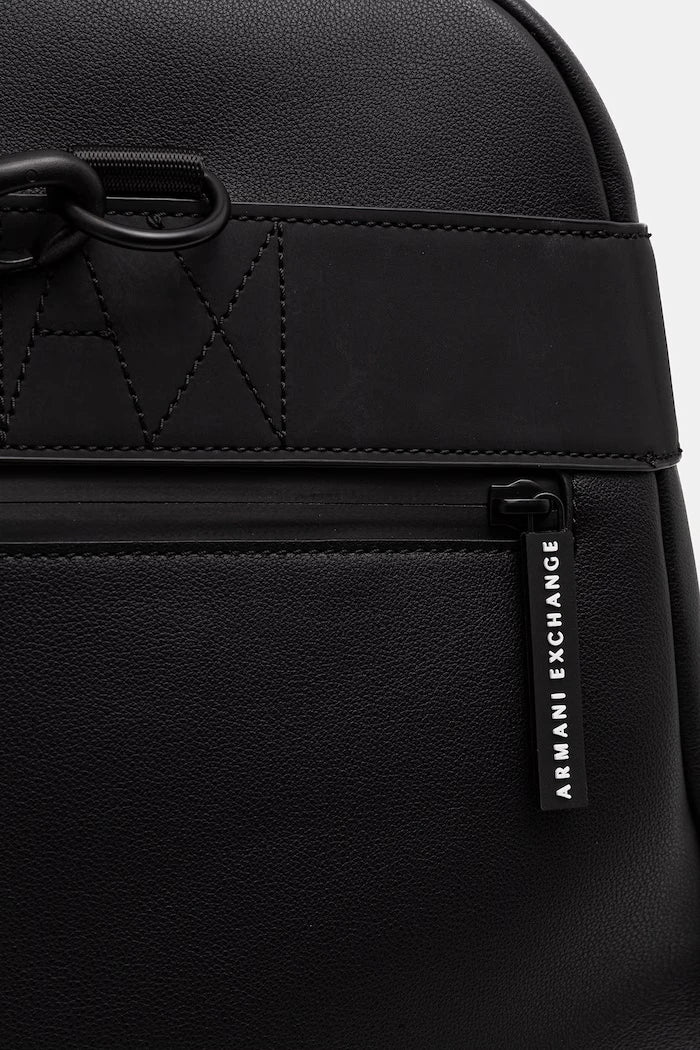 Armani Exchange erkek suni deri seyahat çantası