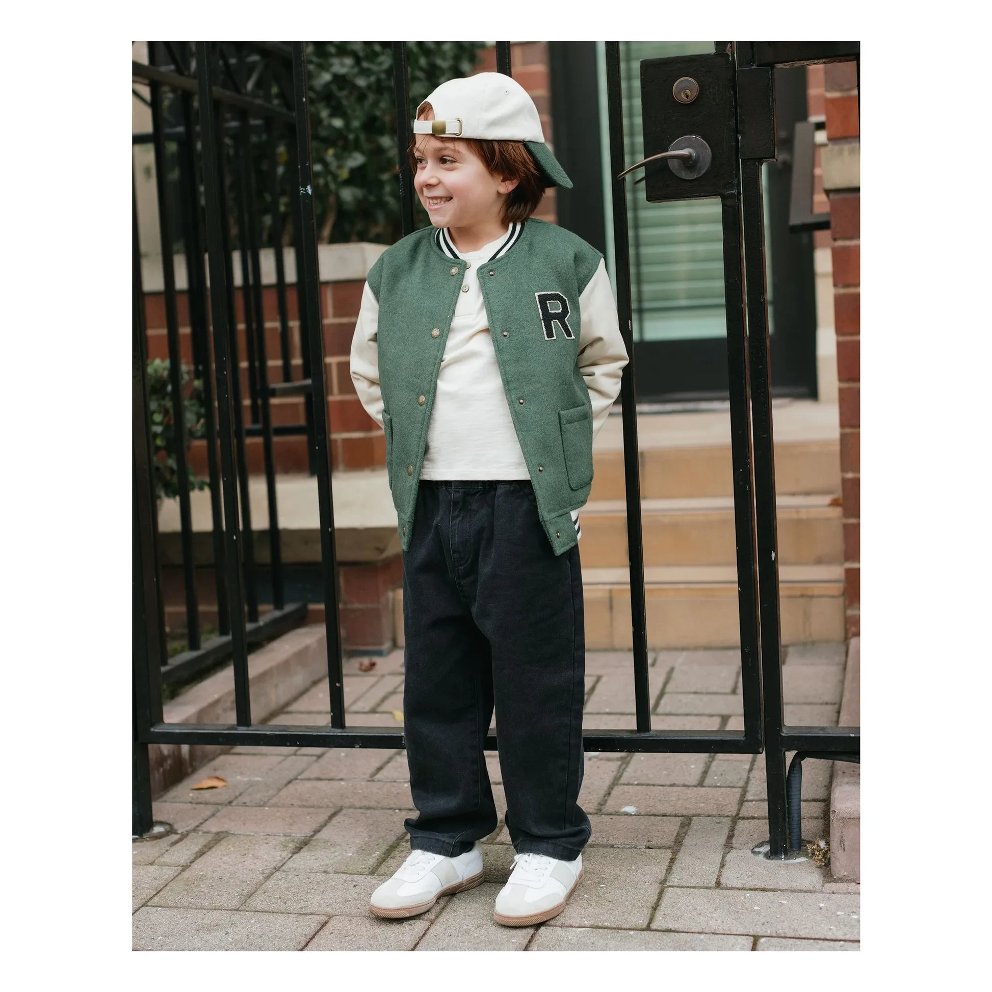 Rylee + Cru - Varsity jacket | Green