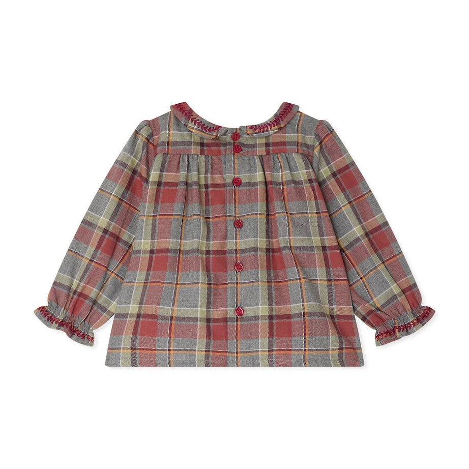 Cotton Tartan Blouse (6-18 Months)