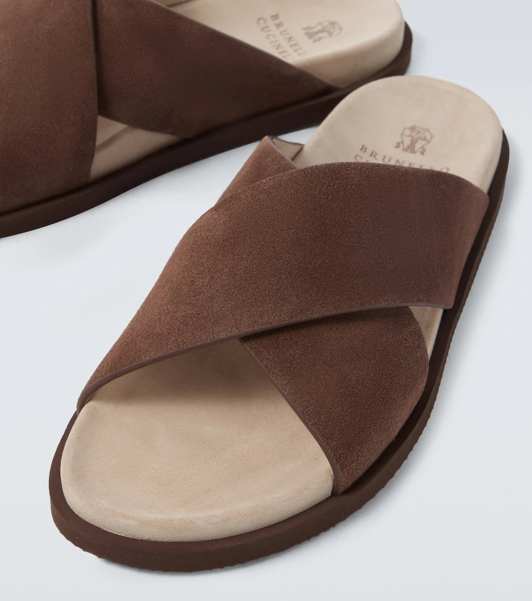 Brunello Cucinelli - Suede slides