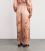 Zimmermann Pink Silk Cascadian Trousers