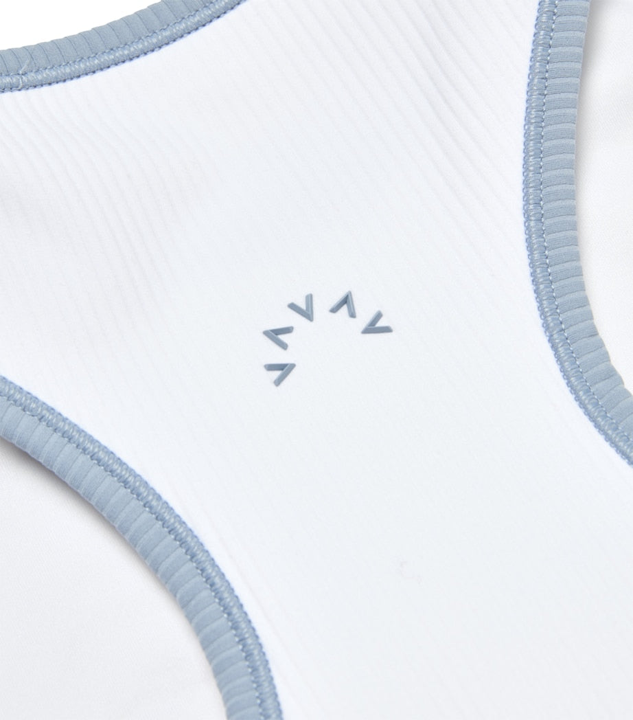 Varley White Agneta Performance Tank Top