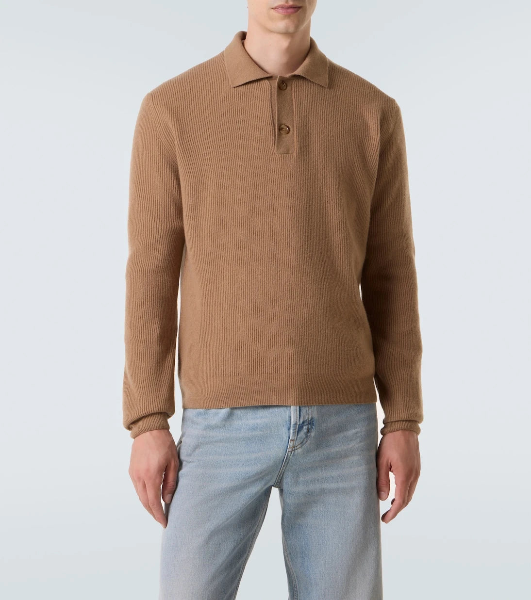 Lardini - Wool and cashmere polo sweater