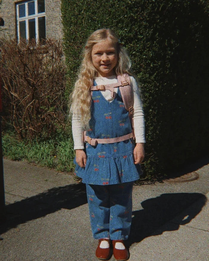 Konges Sløjd pamuk kloş elbise MAGOT DRESS GOTS