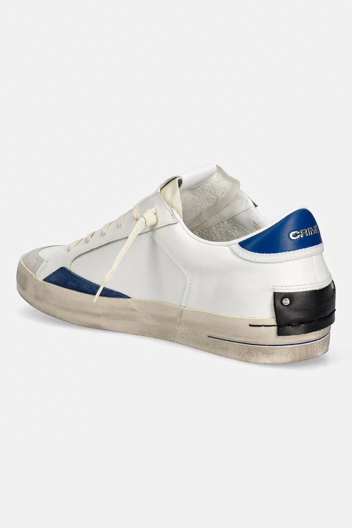 Crime London SK8 DELUXE erkek deri spor ayakkabı