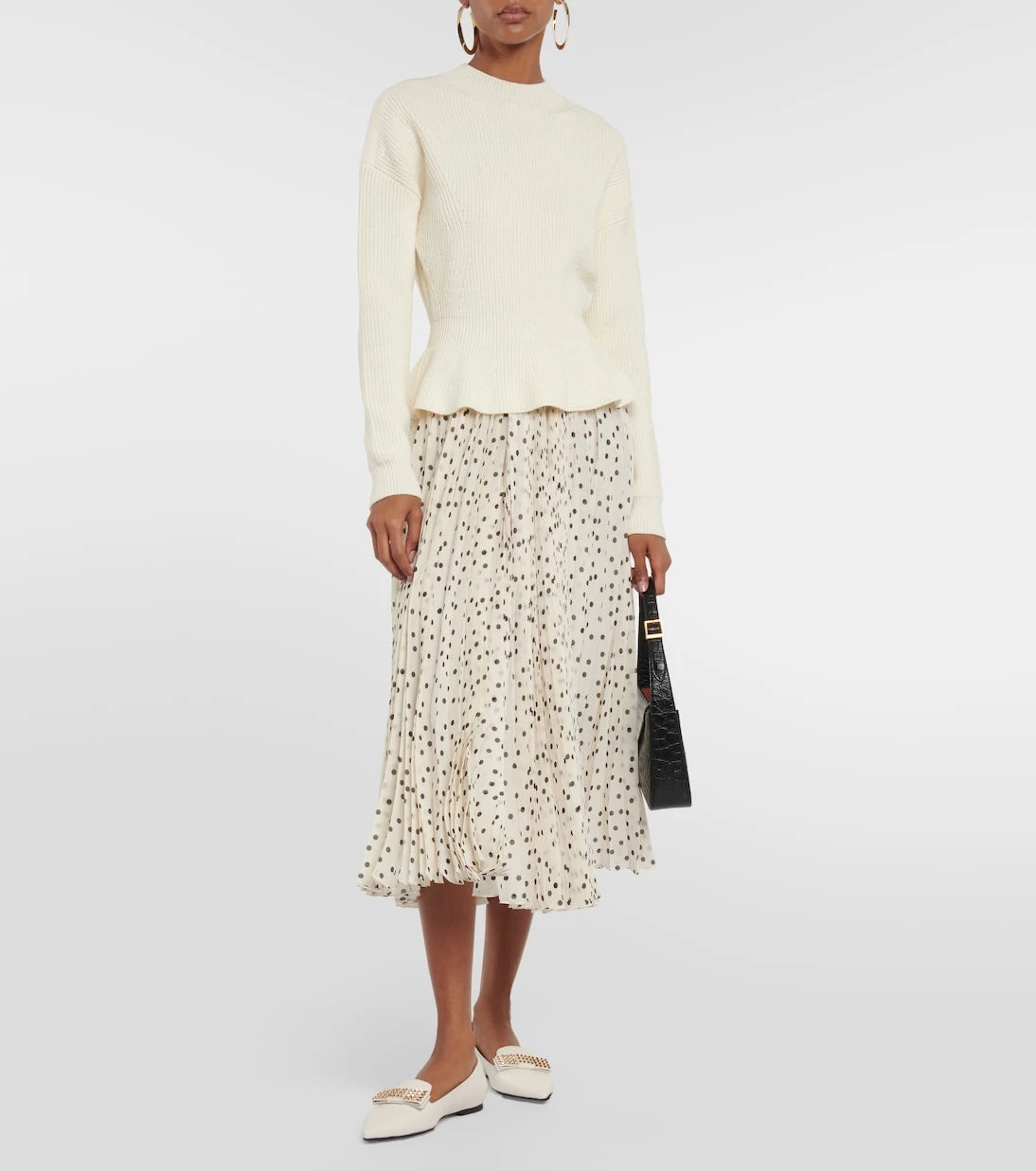Jimmy Choo - Gala embellished leather ballet flats