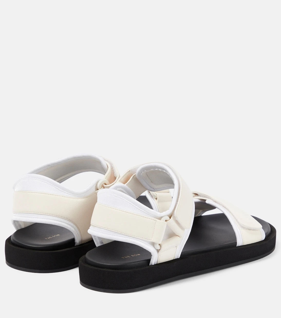 The Row - Hook and Loop leather sandals