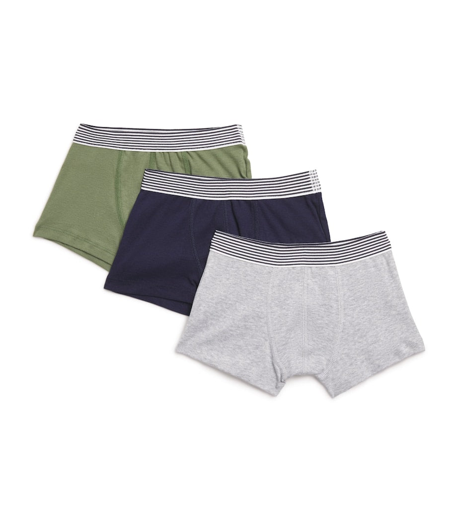 Petit Bateau Set of 3 Cotton Boxers (2-14 Years)