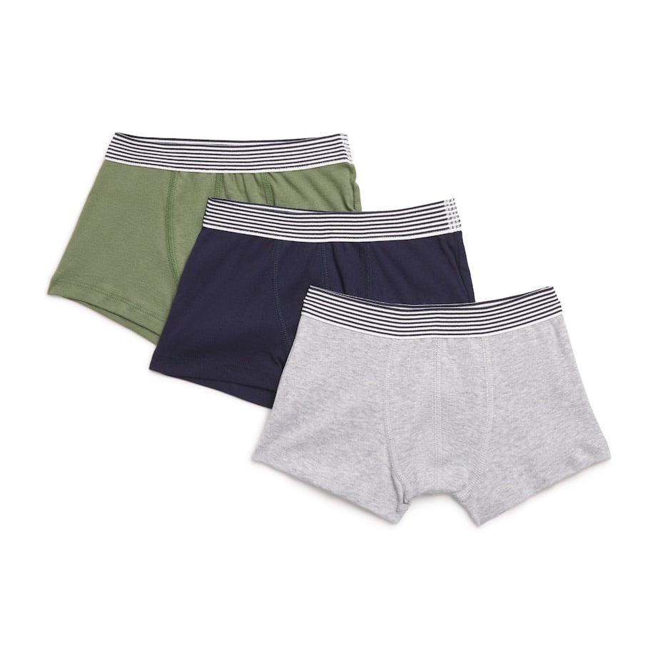 Petit Bateau Set of 3 Cotton Boxers (2-14 Years)