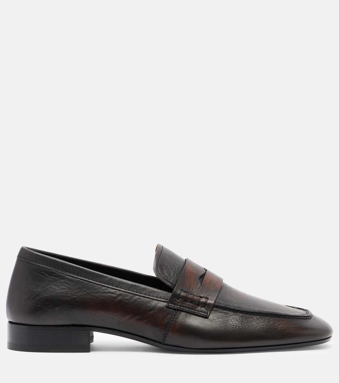 Dries Van Noten - حذاء لوفر جلدي