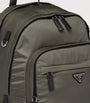 Re-Nylon and Saffiano Leather Backpack