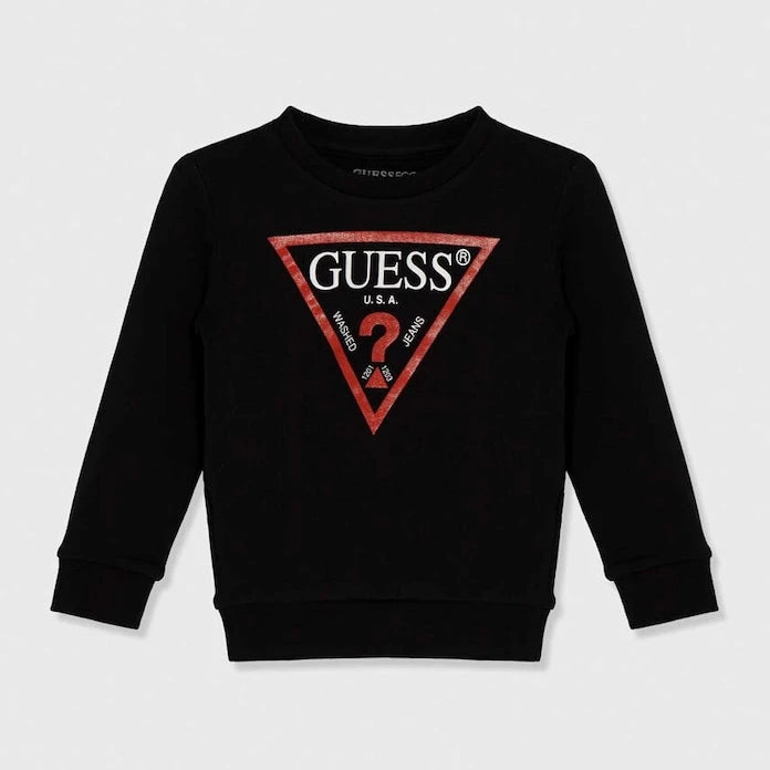Детски памучен суичър Guess