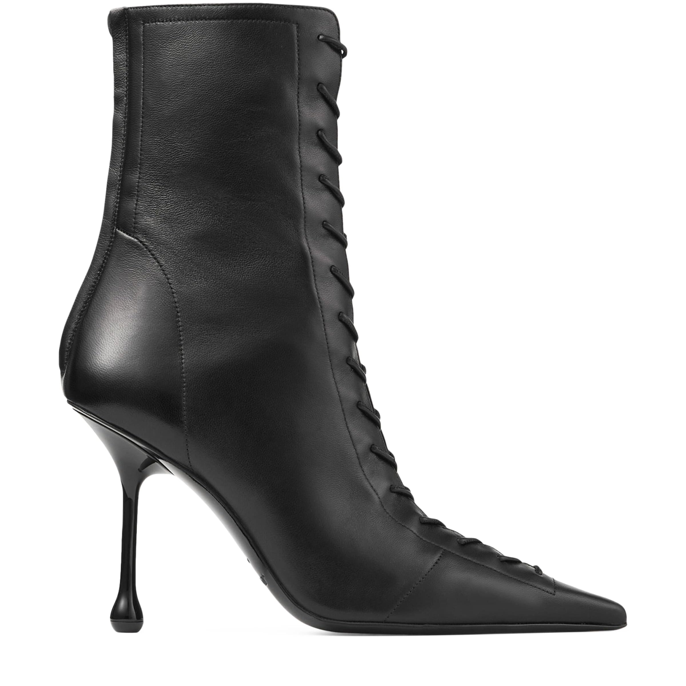 Jimmy Choo Black Scarlett 95 Leather Boots