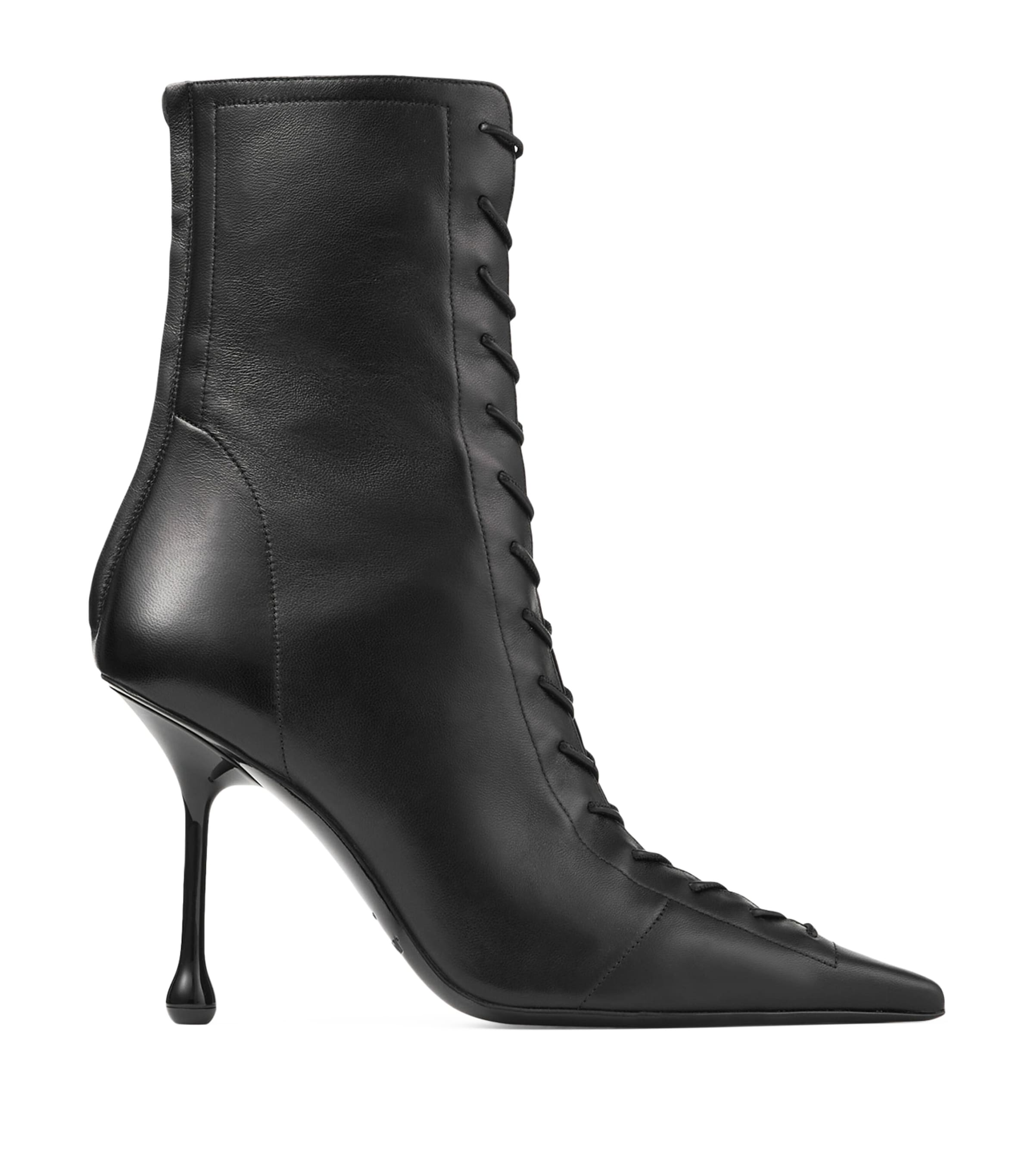 Jimmy Choo Black Scarlett 95 Leather Boots
