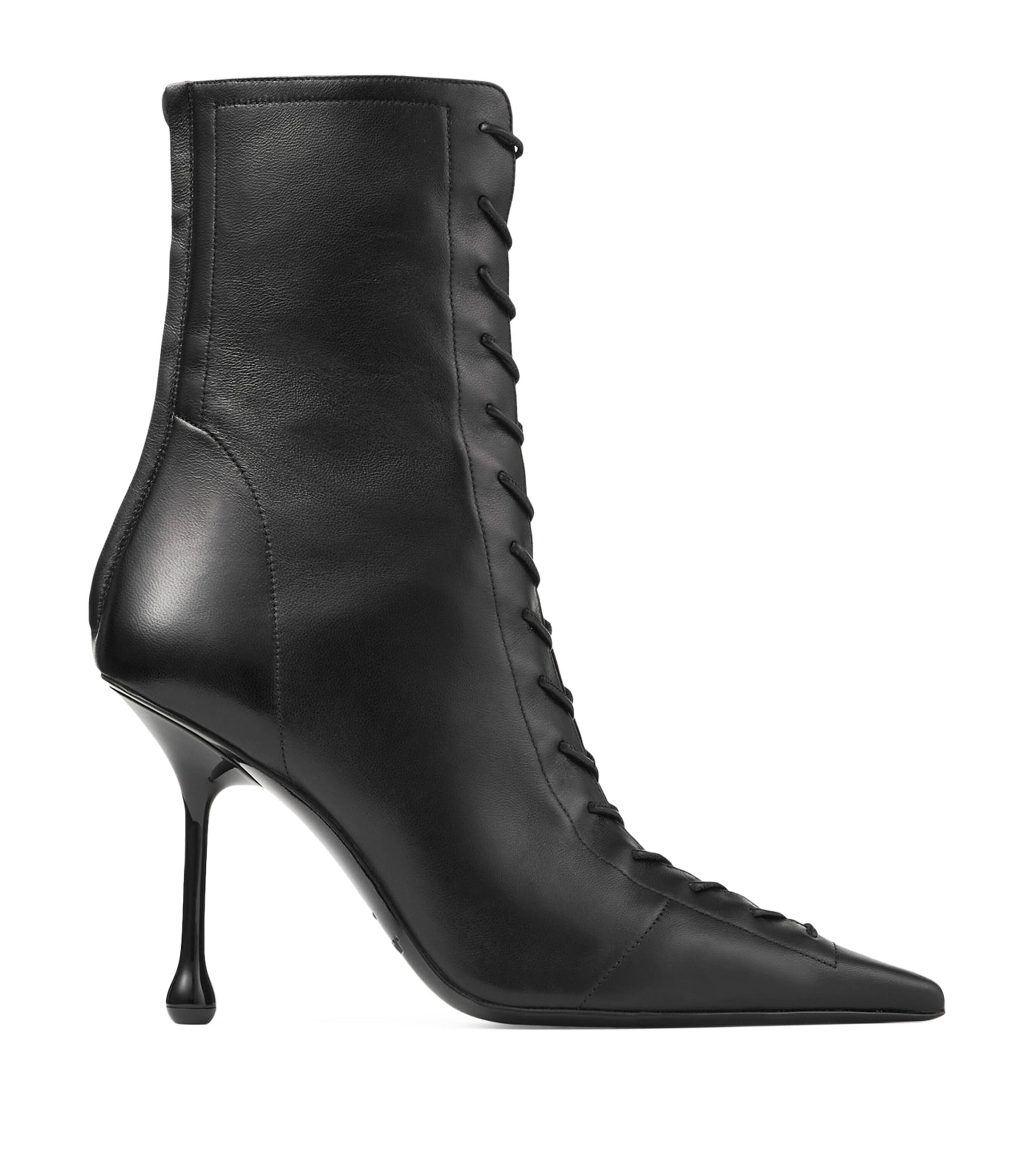 Jimmy Choo Black Scarlett 95 Leather Boots
