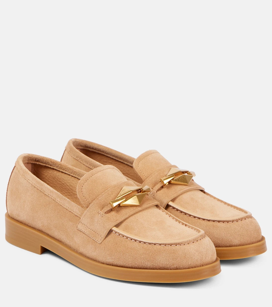 Jimmy Choo - Maddie Diamond suede loafers