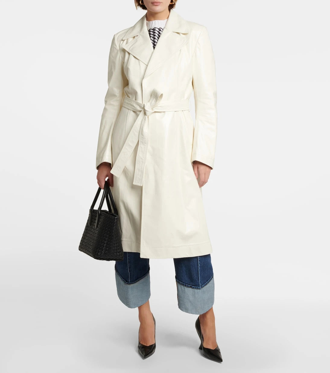 Bottega Veneta - Cabat Small leather tote bag