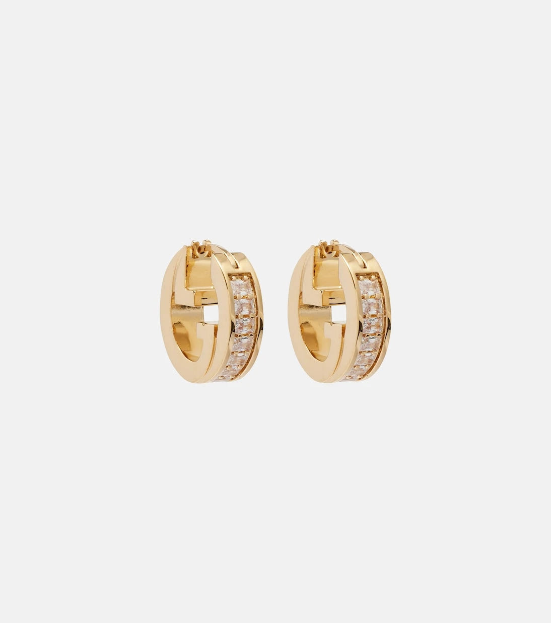 Gucci - Gucci Blondie Mini embellished earrings