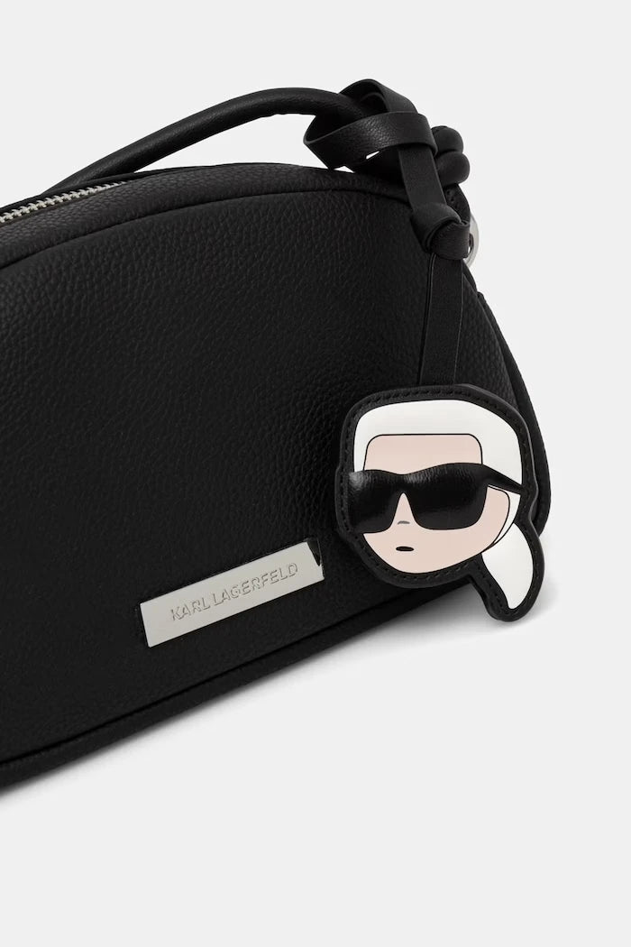 Karl Lagerfeld kadın crossbody çanta suni deri IKON