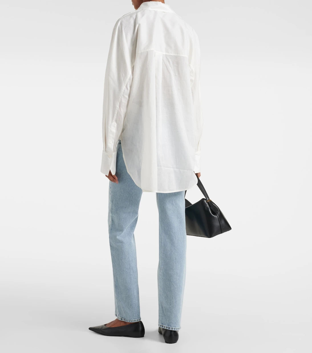 Toteme - Oversized cotton-blend shirt